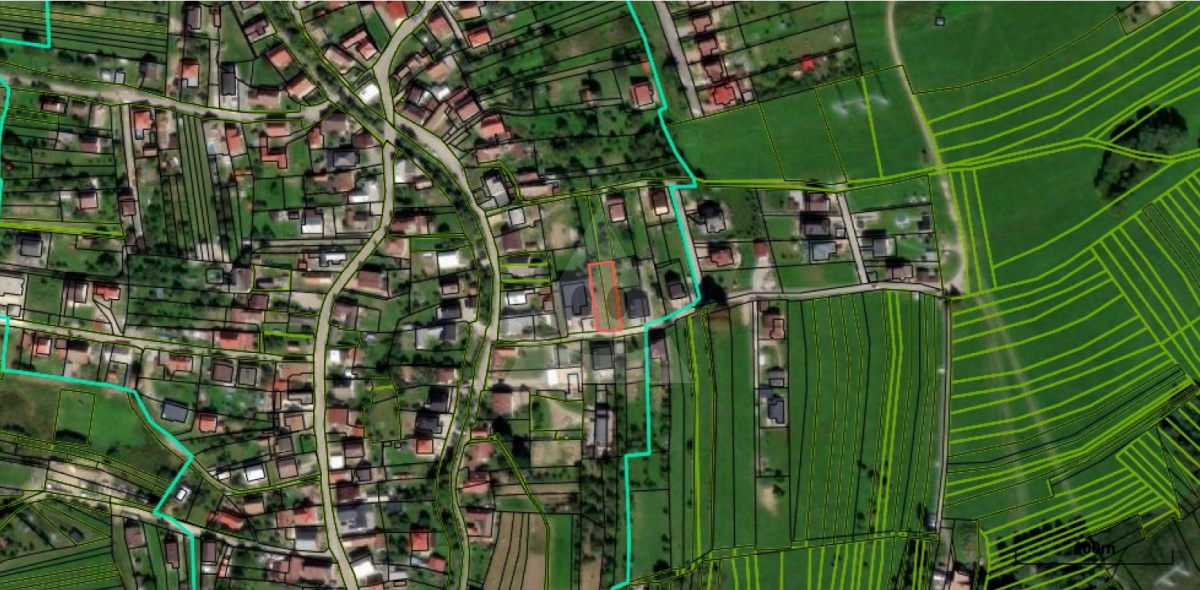 Stavebný pozemok s platným stavebným povolením /693 m2/, Kysucké Nové Mesto - Nesluša
