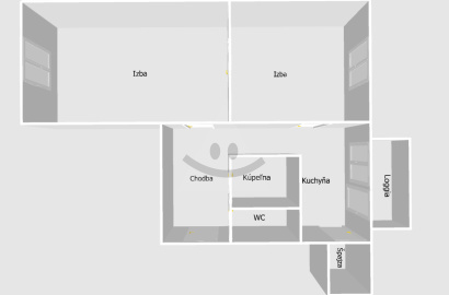 2-izbový byt s loggiou / 62 m2 / - Bytča