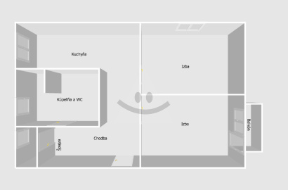 2-izbový byt s veľkým balkónom / 61 m2 / - Kysucké Nové Mesto