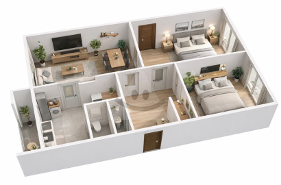 3-izbový byt s balkónom, /84 m2/, Žilina - Hliny V