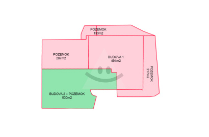 Komplex budov, /1661m2/, Žilina - širšie centrum