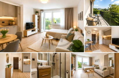 I am looking for a studio apartment with a balcony in Žilina - Hliny